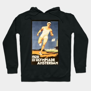 OLYMPICS Olympiade 1928 Amsterdam Netherlands Sports Meet Vintage Travel Hoodie